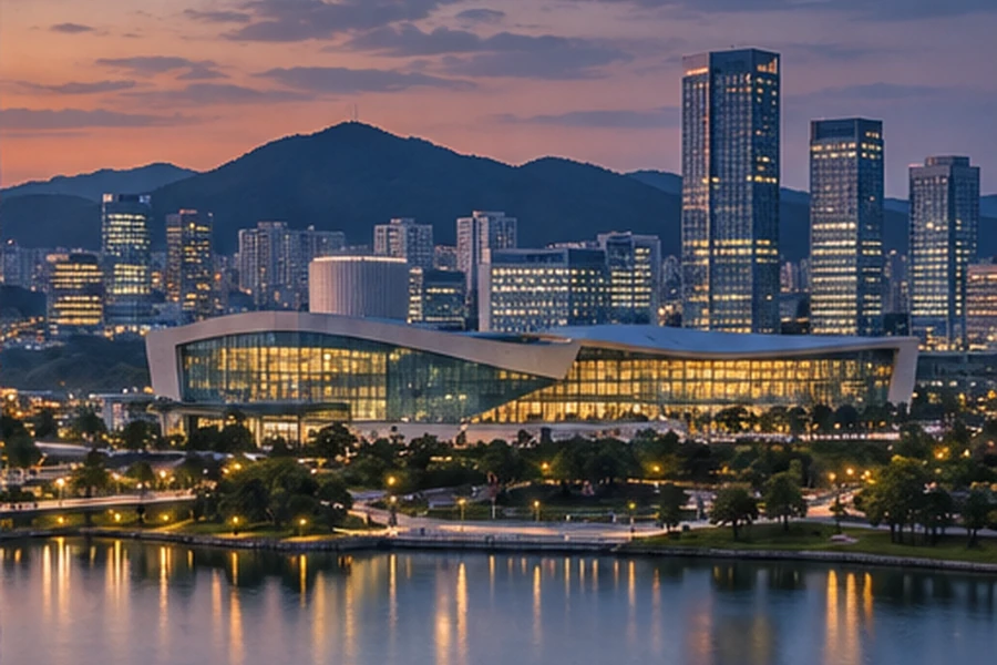 충청권 도시와 지역 전경