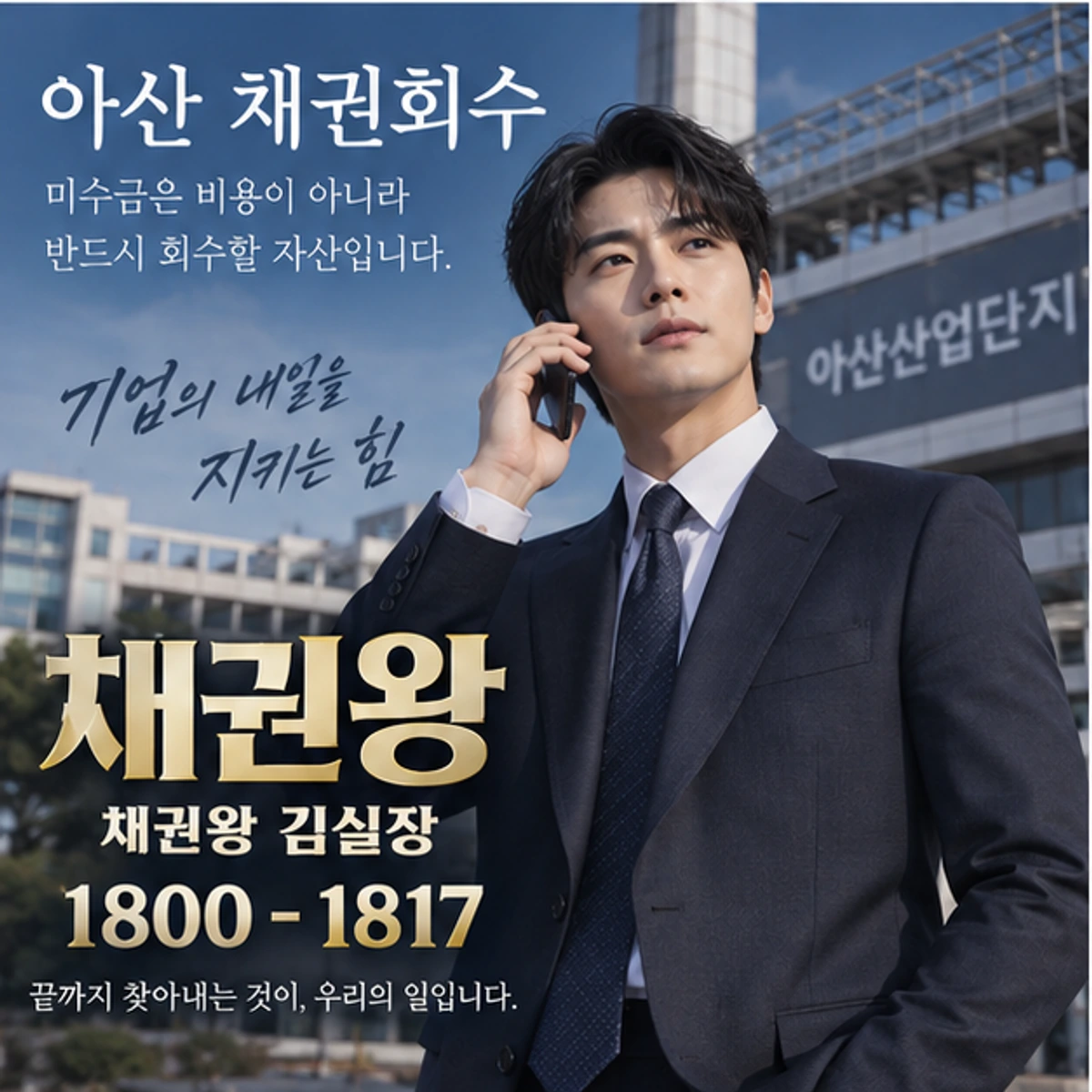 아산 채권회수 자료를 검토하는 김실장