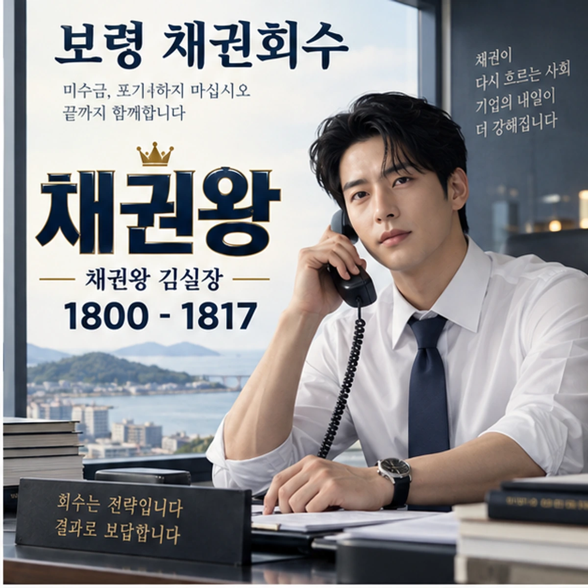 보령 채권회수 자료를 검토하는 김실장