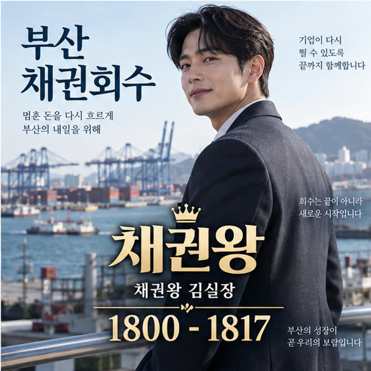 부산 채권회수 자료를 검토하는 김실장