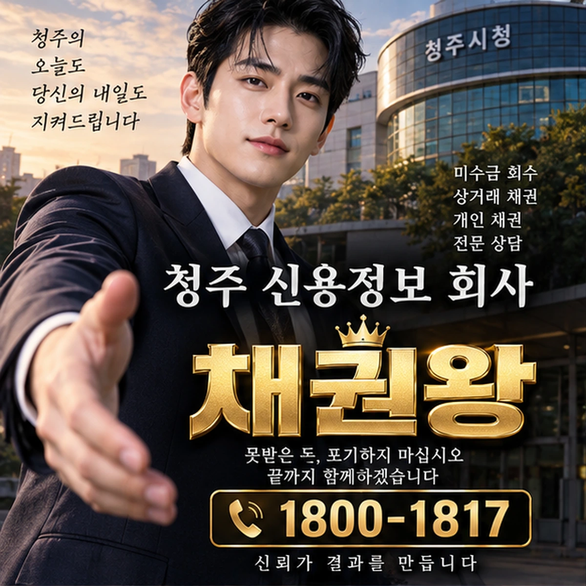 청주 신용정보 회사 자료를 검토하는 김실장