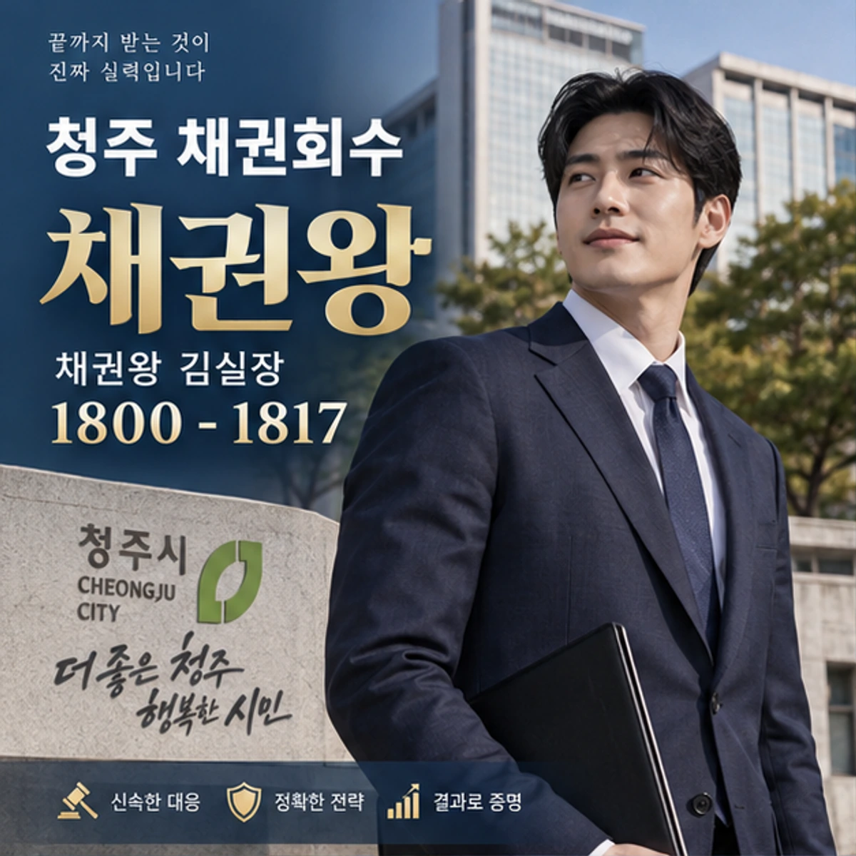 청주 채권회수 자료를 검토하는 김실장