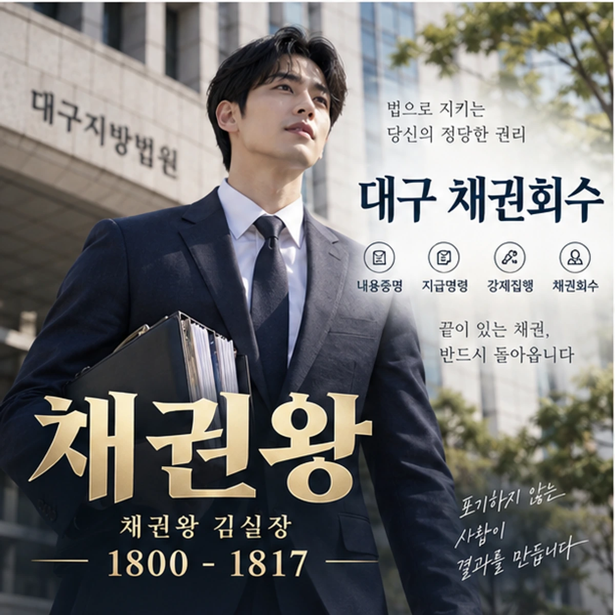 대구 채권회수 자료를 검토하는 김실장
