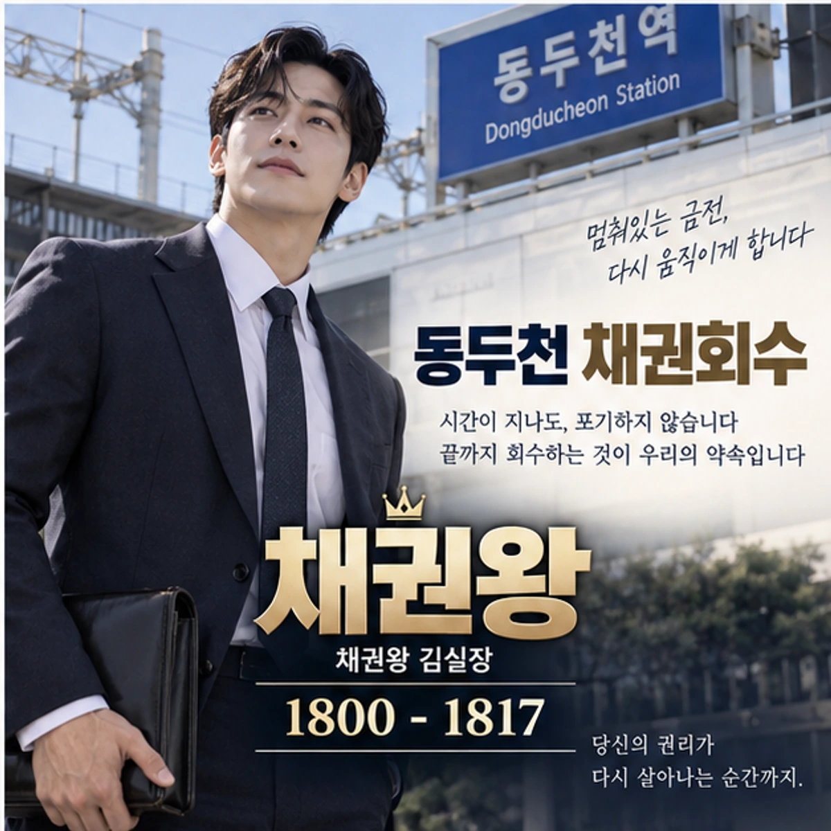 동두천 채권회수 자료를 검토하는 김실장