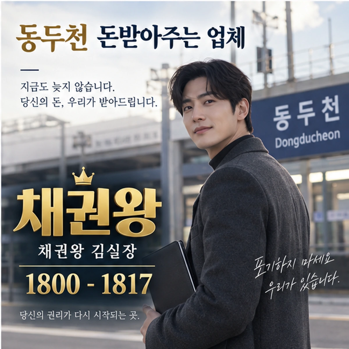 동두천 돈받아주는 업체 자료를 검토하는 김실장