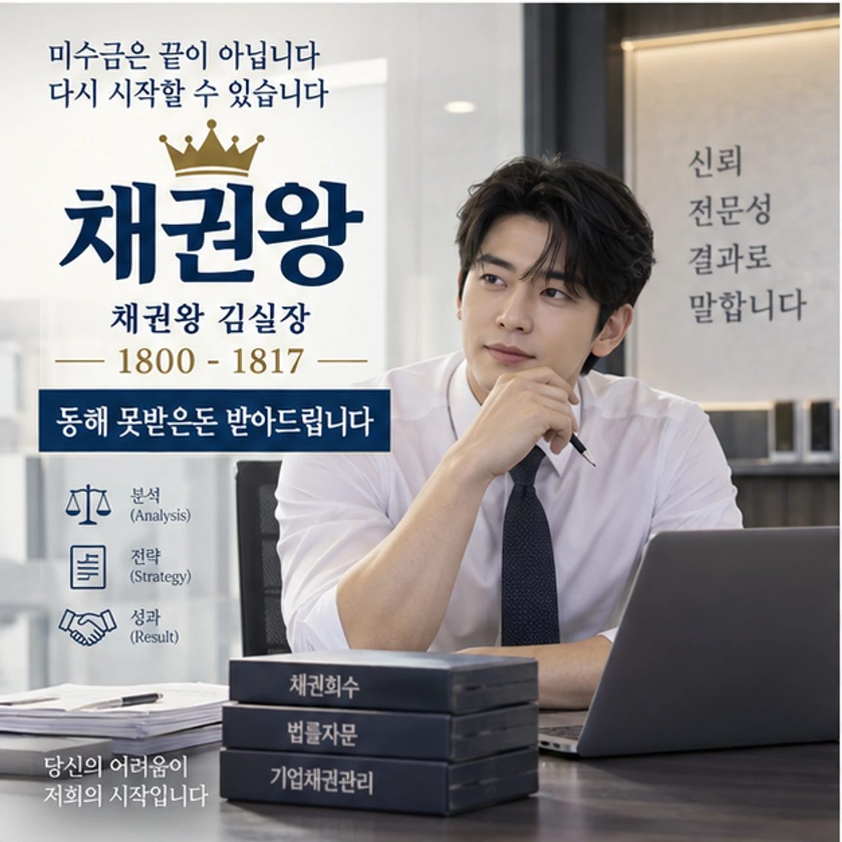 동해 못받은돈 받아드립니다 자료를 검토하는 김실장