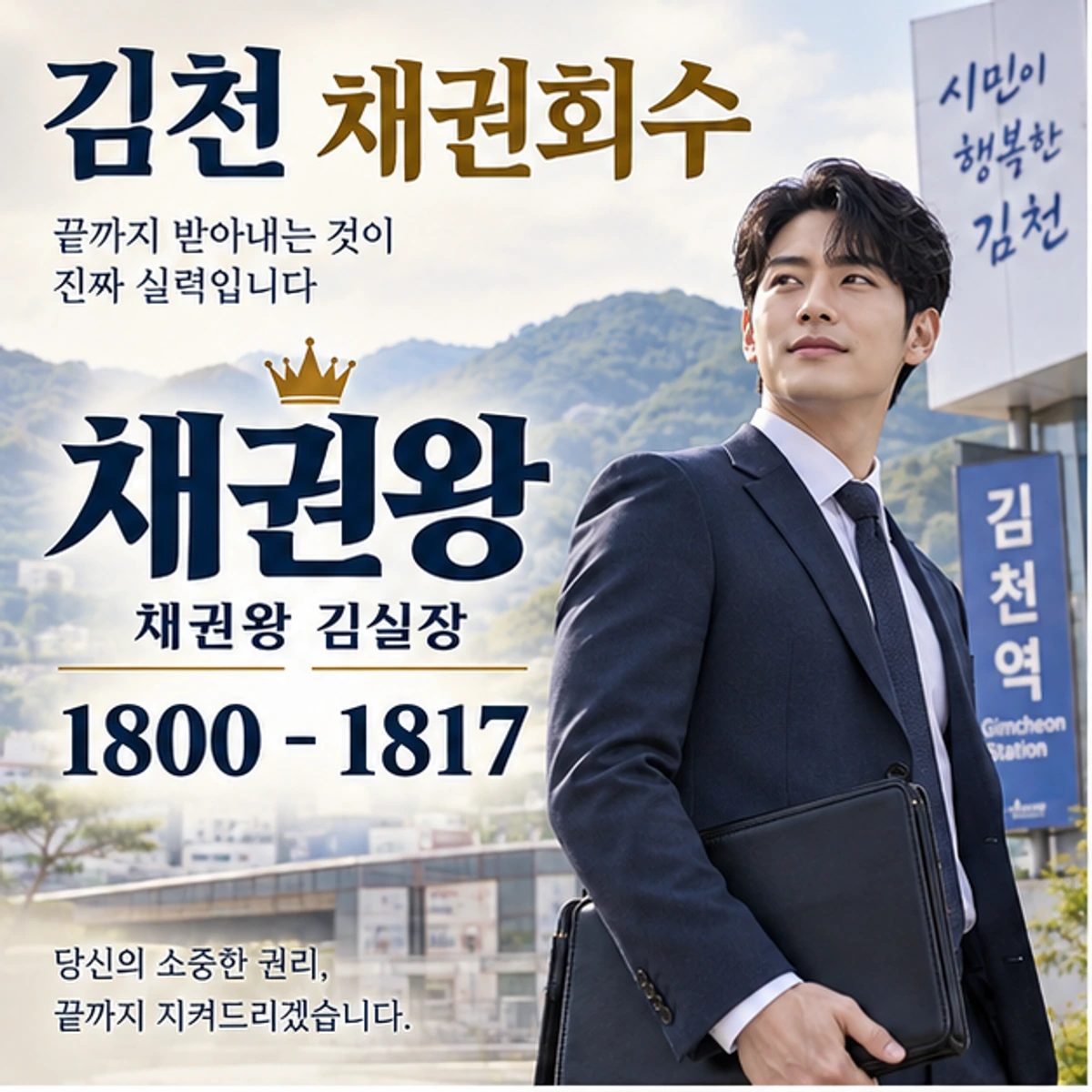 김천 채권회수 자료를 검토하는 김실장