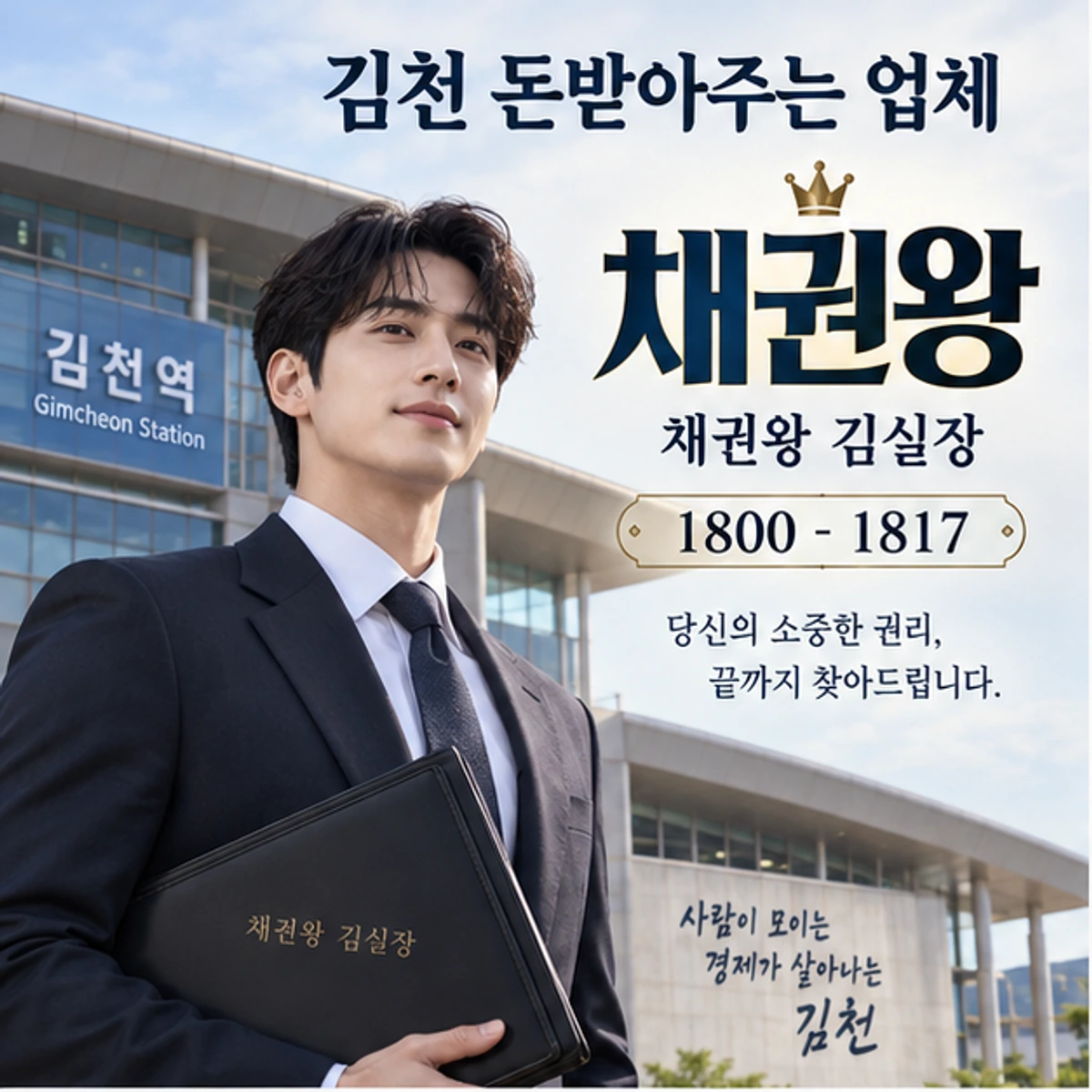 김천 돈받아주는 업체 자료를 검토하는 김실장
