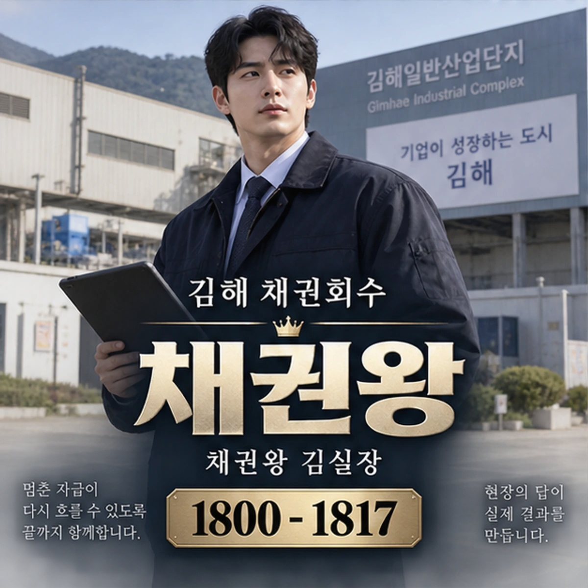 김해 채권회수 자료를 검토하는 김실장