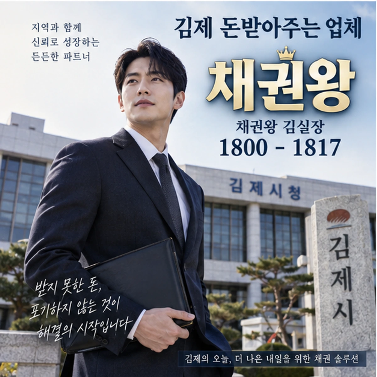 김제 돈받아주는 업체 자료를 검토하는 김실장
