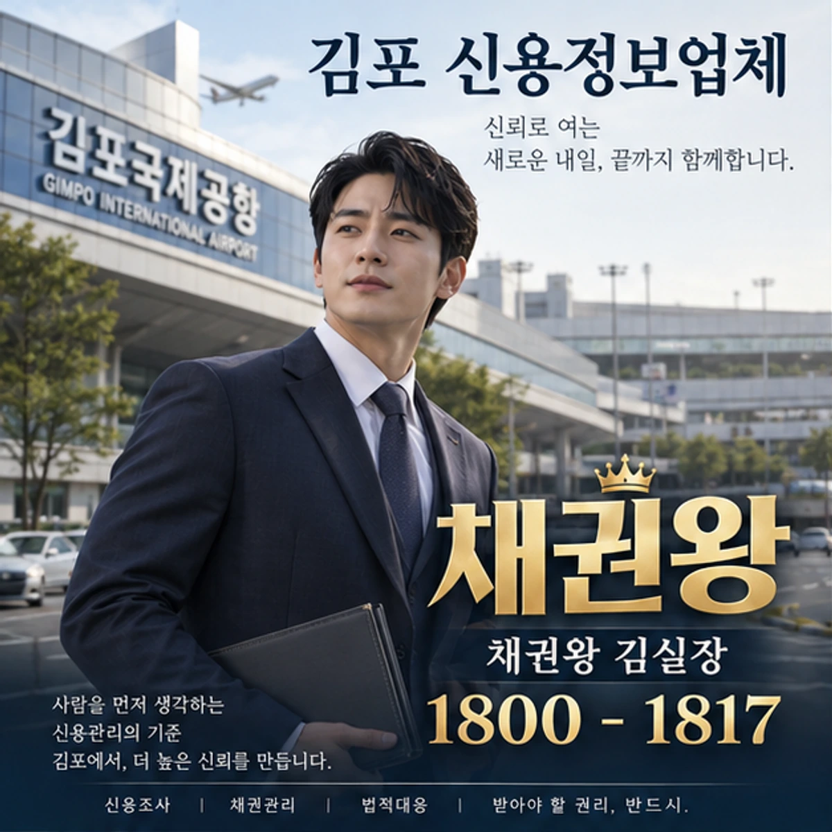 김포 신용정보업체 자료를 검토하는 김실장