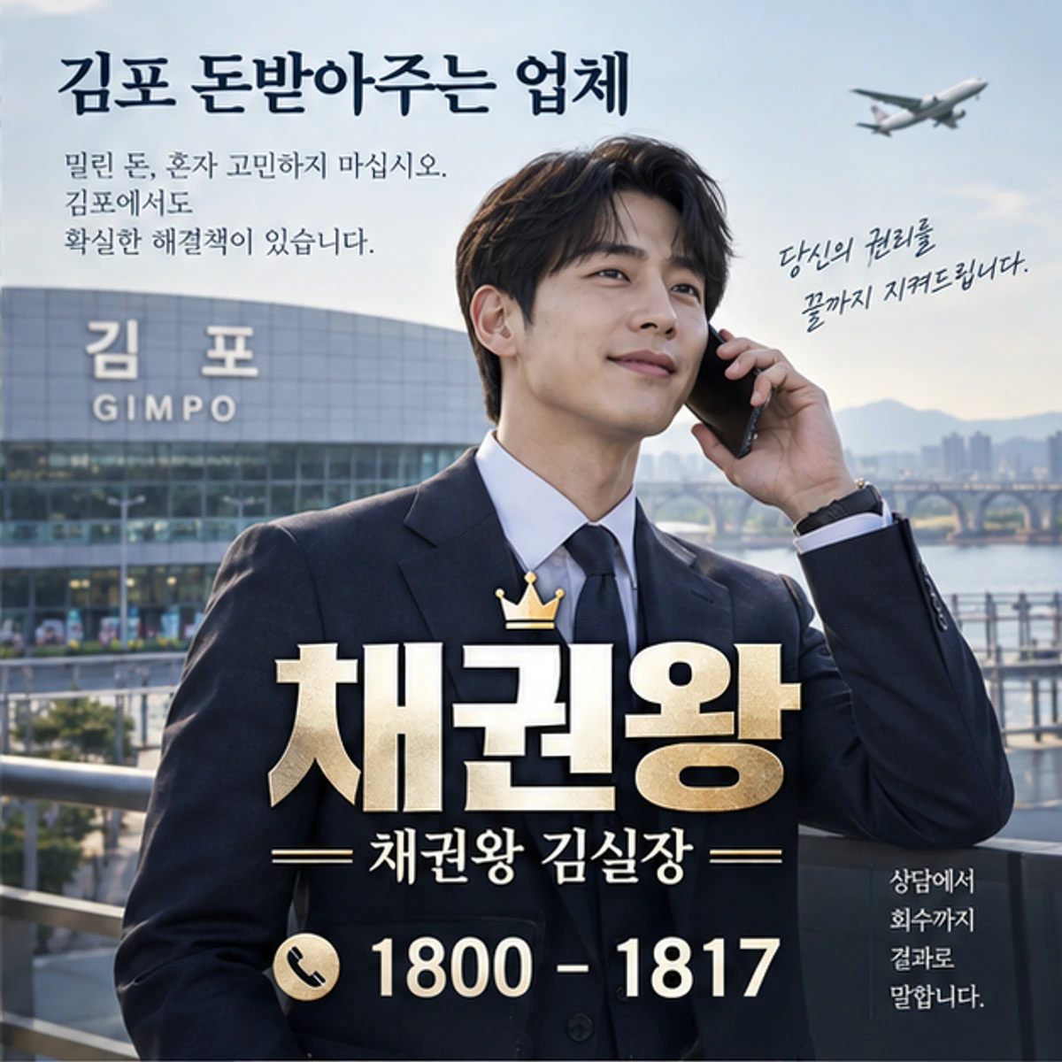 김포 돈받아주는 업체 자료를 검토하는 김실장