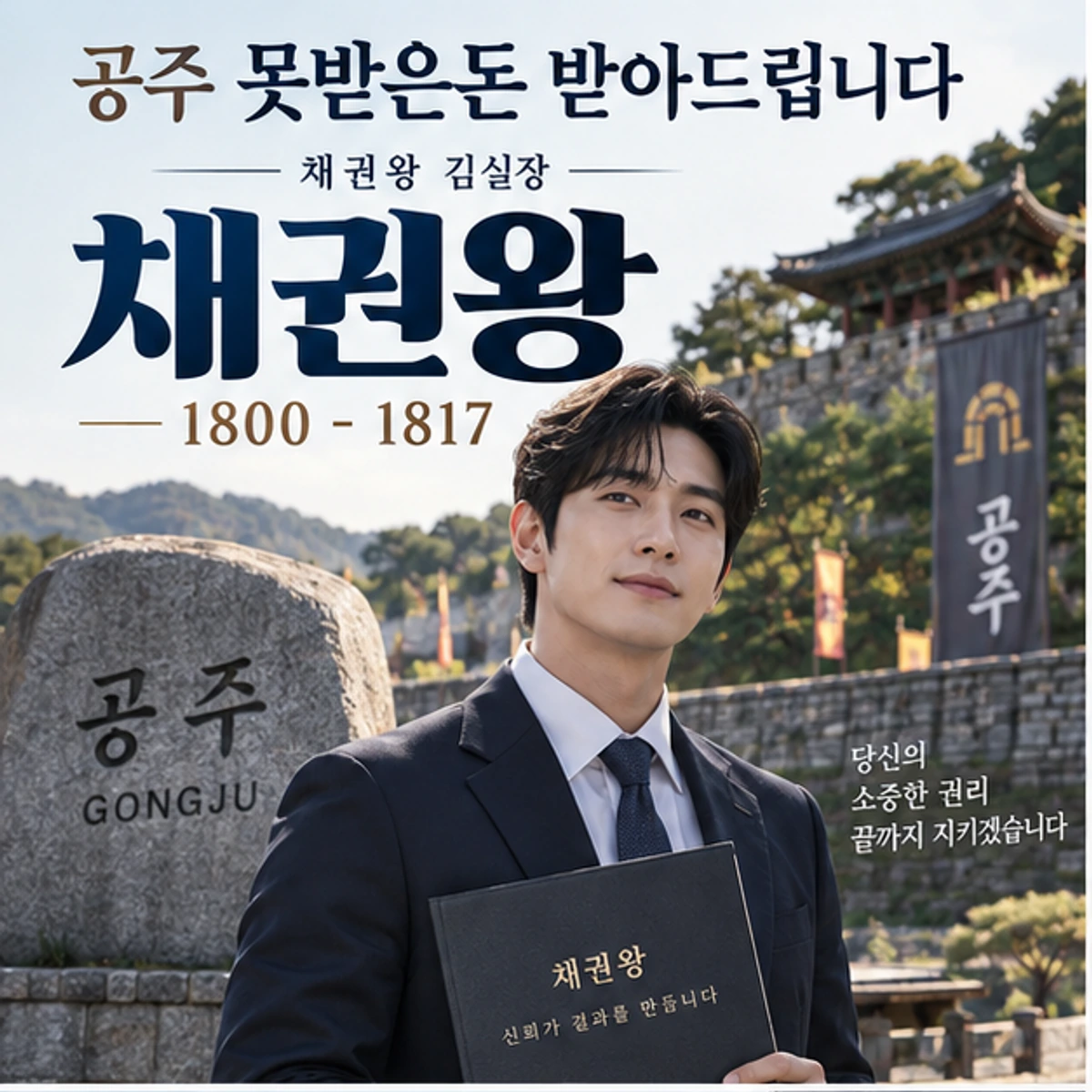 공주 못받은돈 받아드립니다 자료를 검토하는 김실장