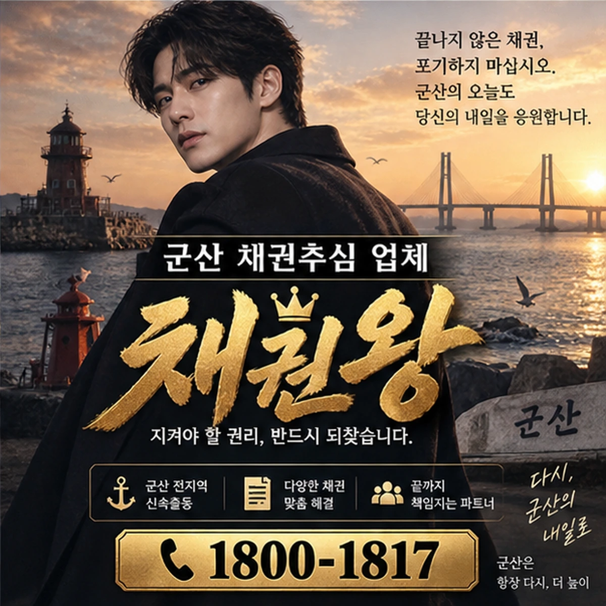 군산 채권추심 업체 자료를 검토하는 김실장