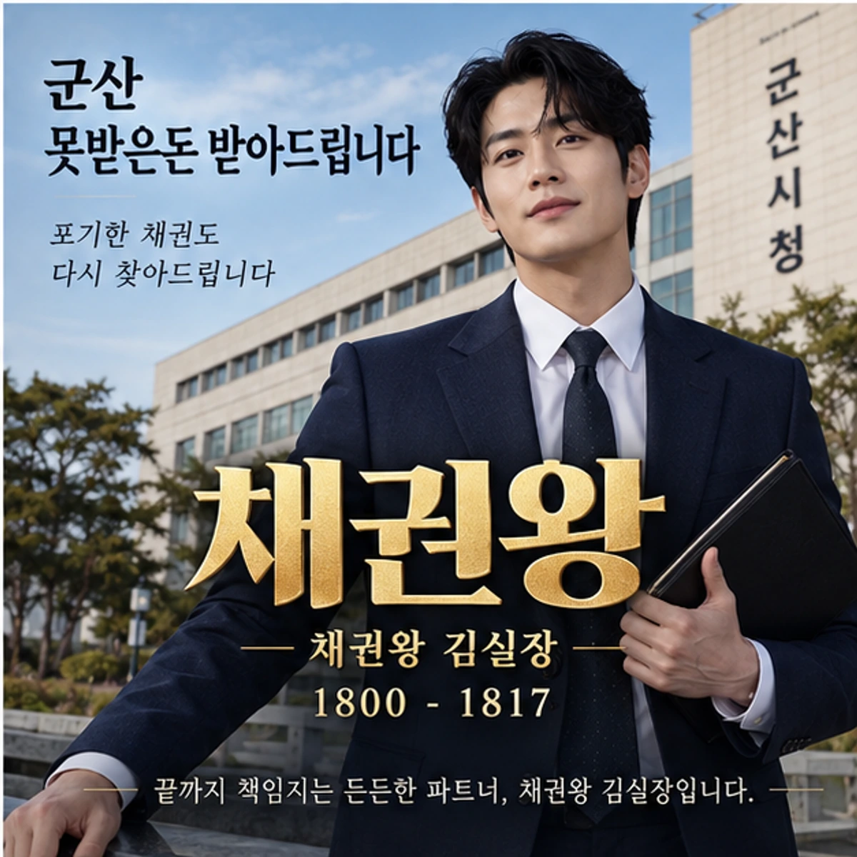 군산 못받은돈 받아드립니다 자료를 검토하는 김실장