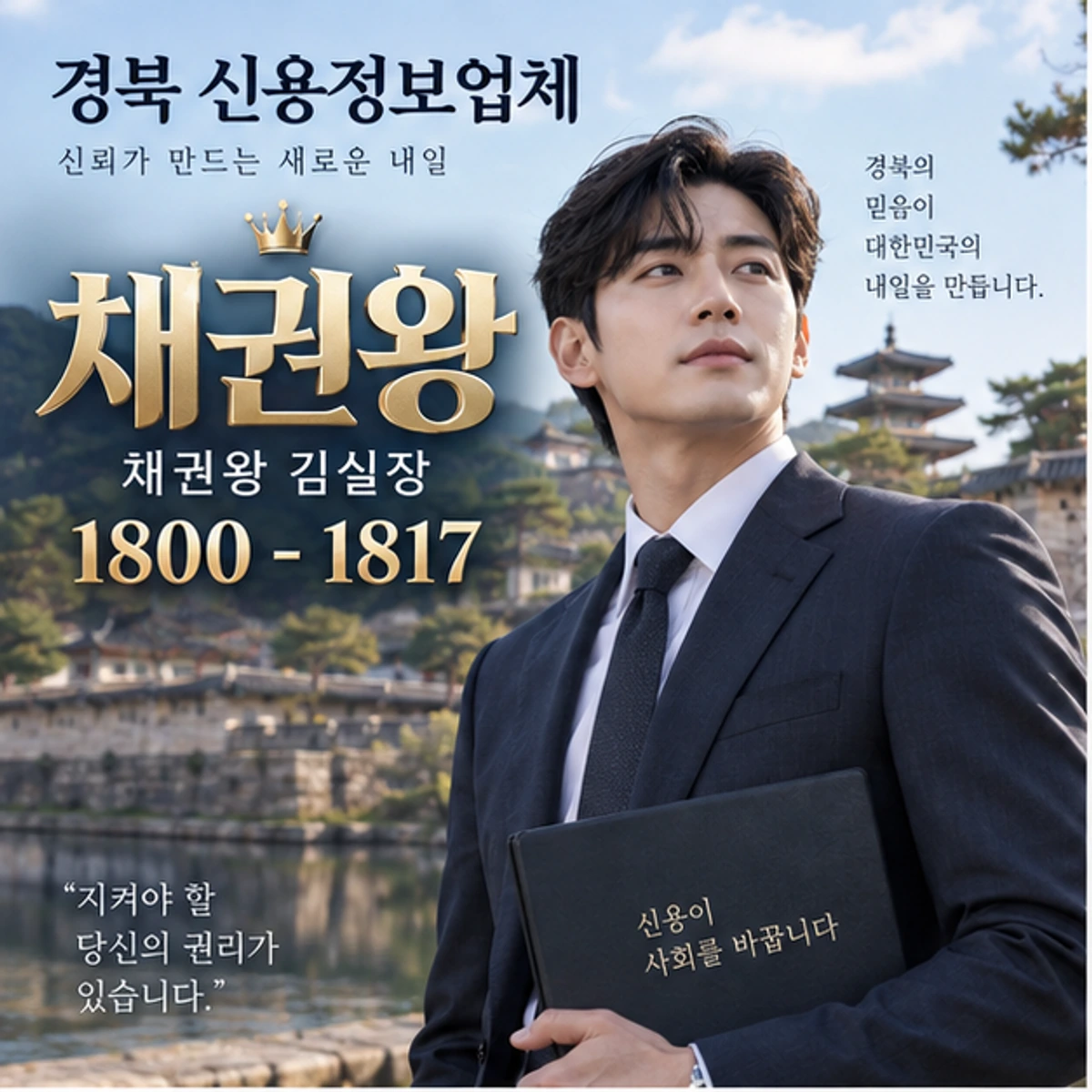 경북 신용정보업체 자료를 검토하는 김실장
