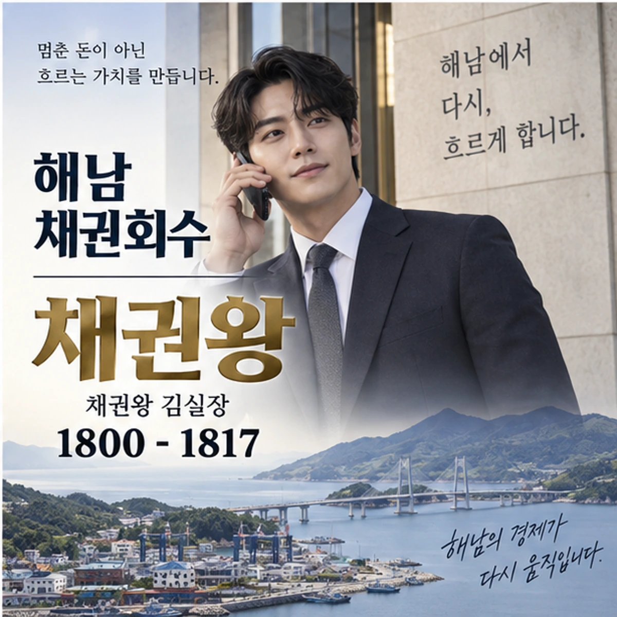 해남 채권회수 자료를 검토하는 김실장