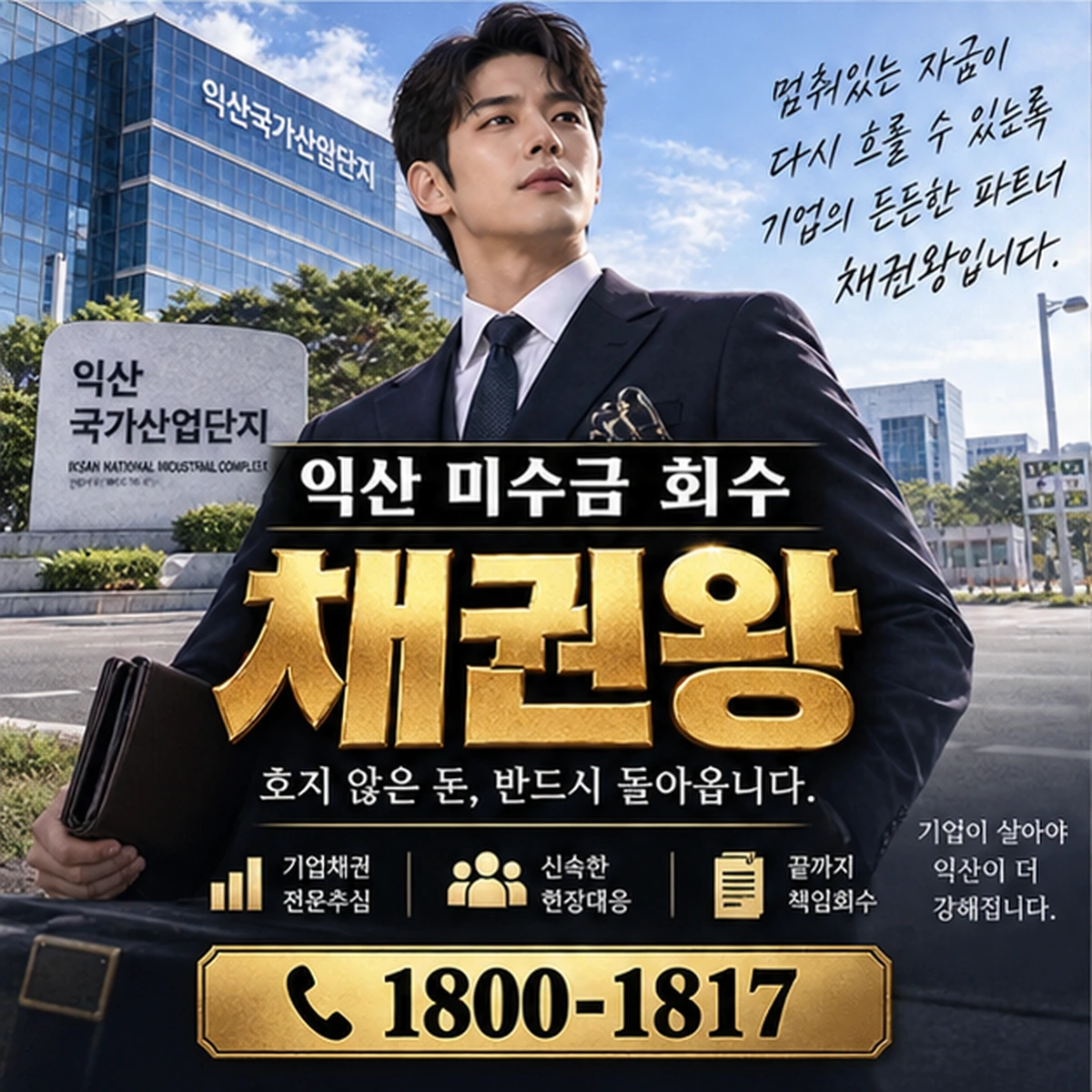 익산 미수금 회수 자료를 검토하는 김실장