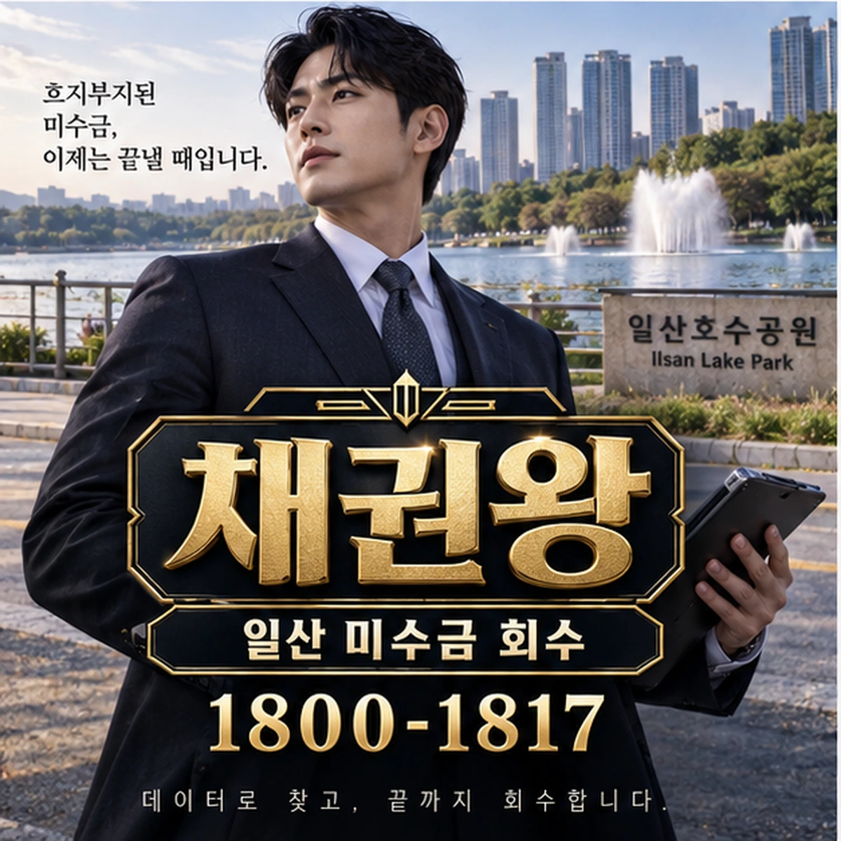 일산 미수금 회수 자료를 검토하는 김실장