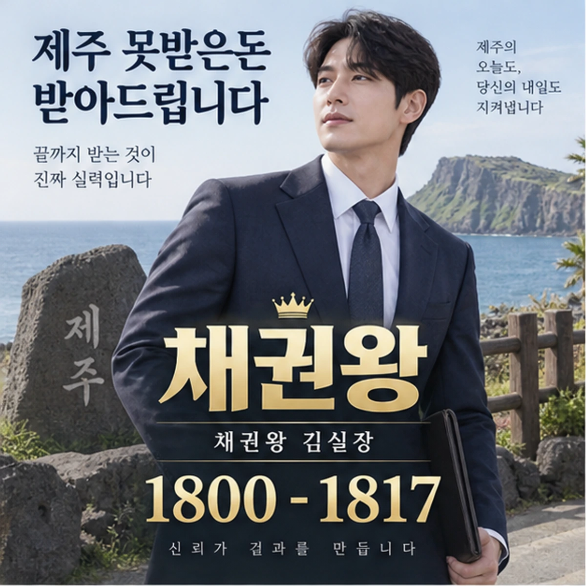 제주 못받은돈 받아드립니다 자료를 검토하는 김실장