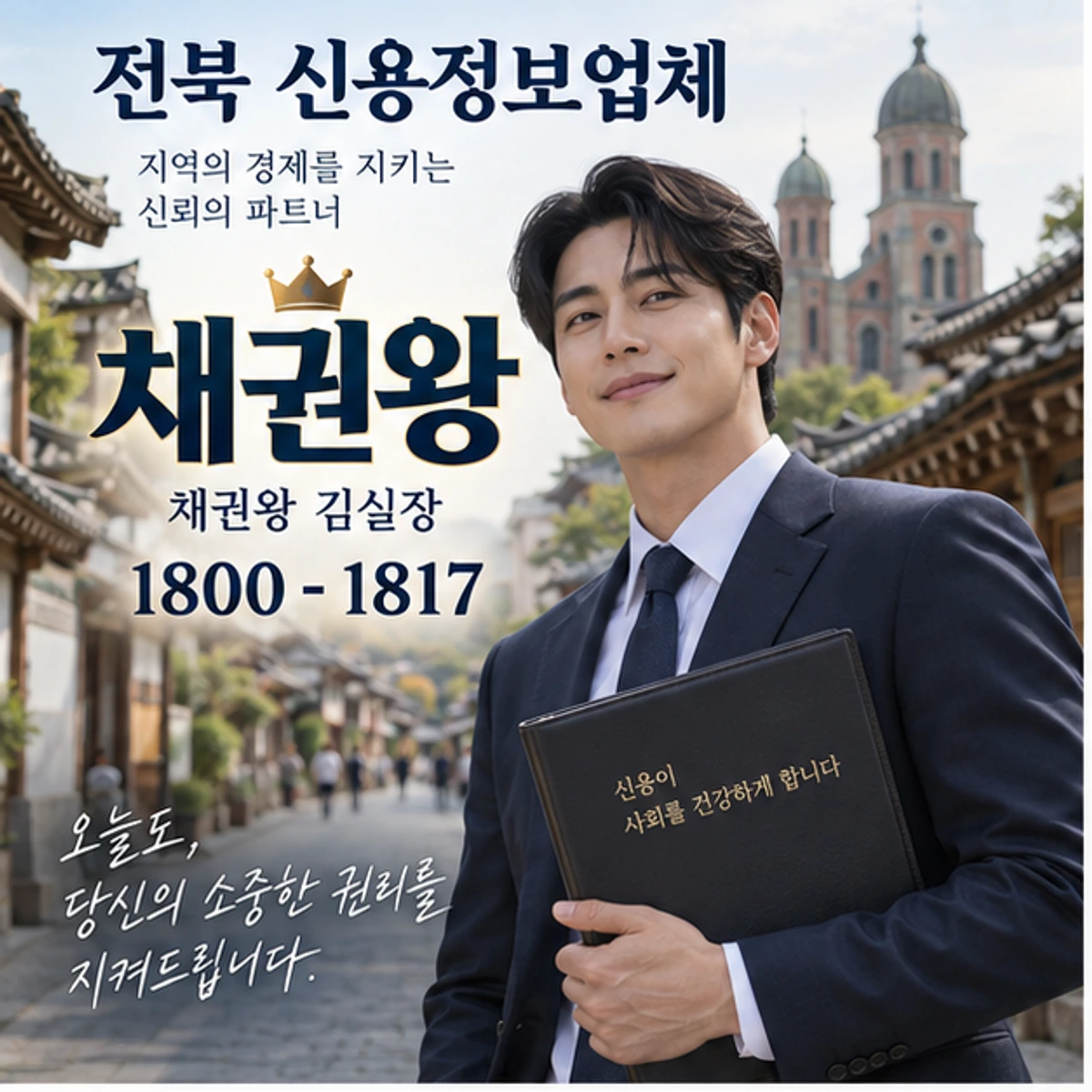 전북 신용정보업체 자료를 검토하는 김실장
