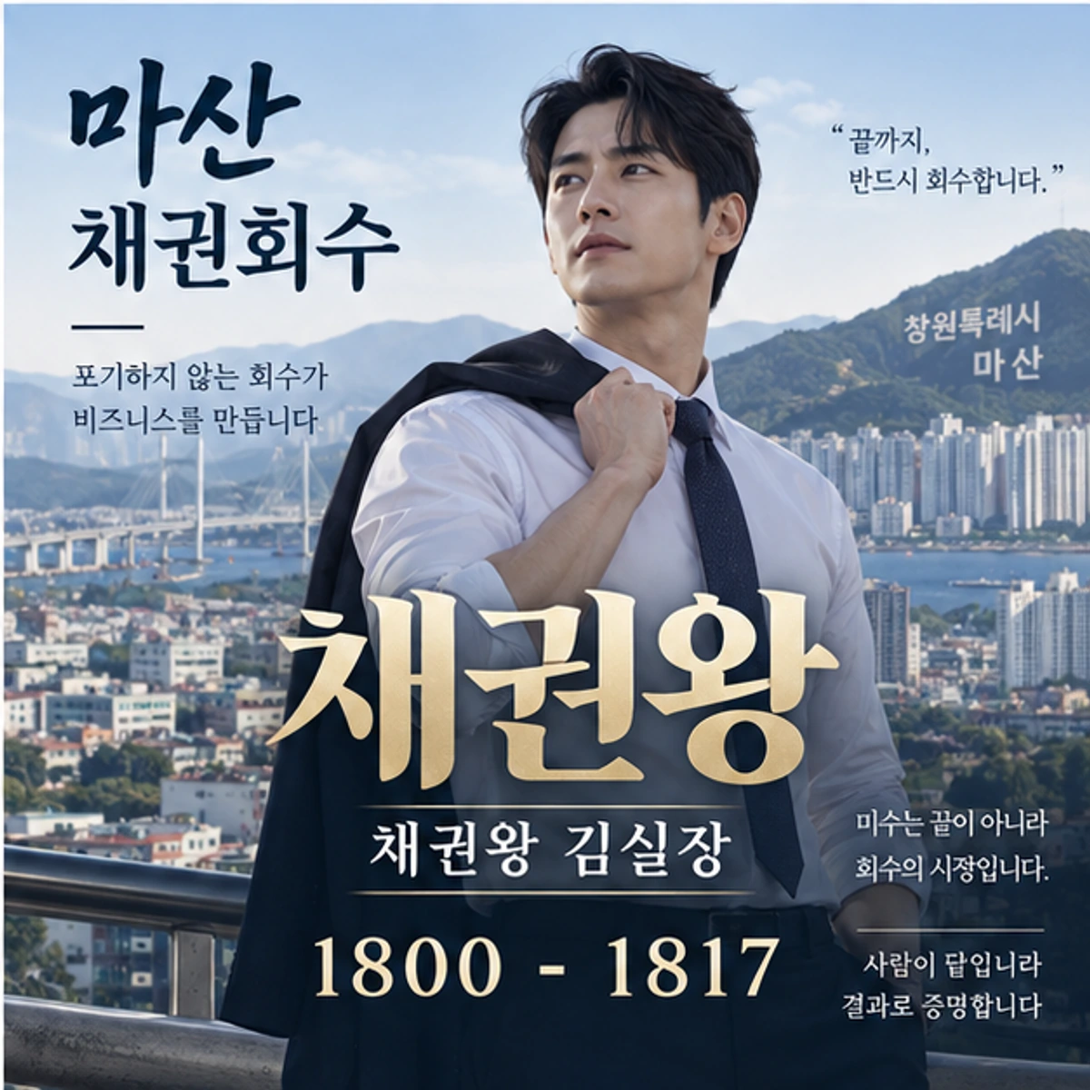 마산 채권회수 자료를 검토하는 김실장