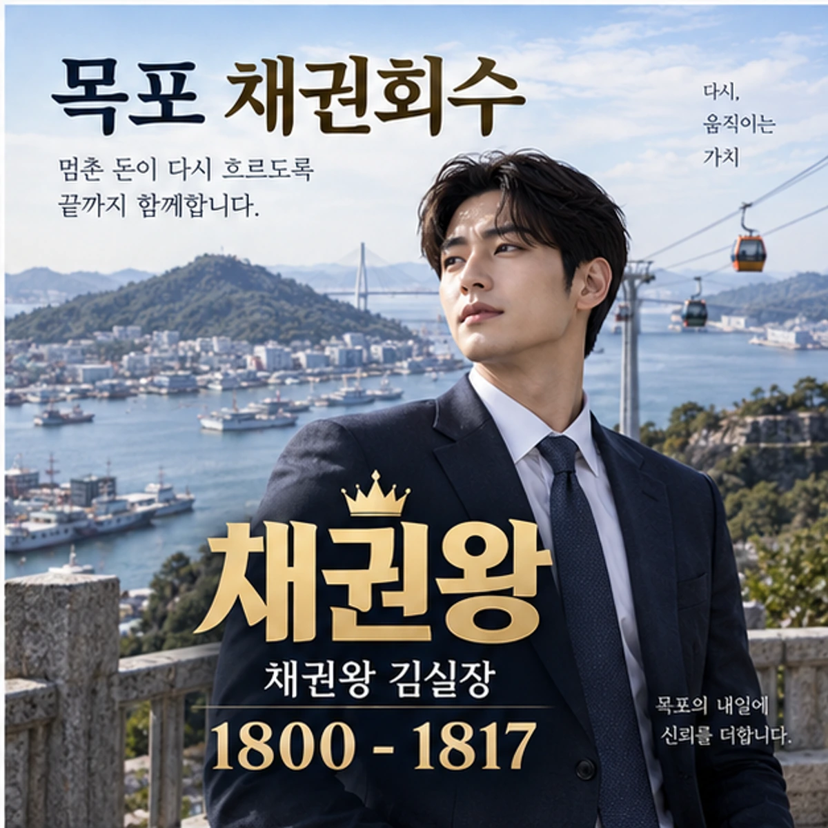 목포 채권회수 자료를 검토하는 김실장