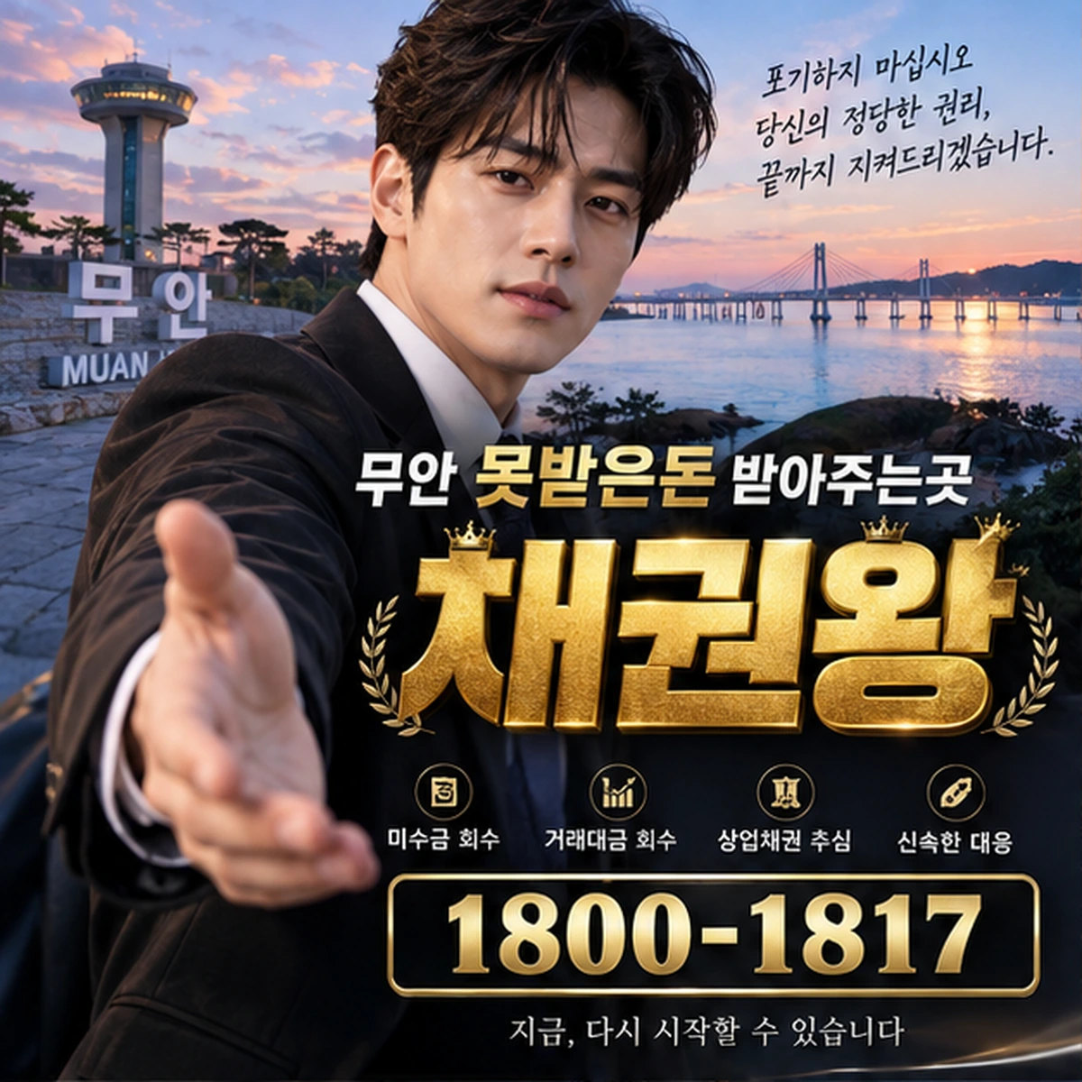무안 못받은돈 받아주는곳 자료를 검토하는 김실장