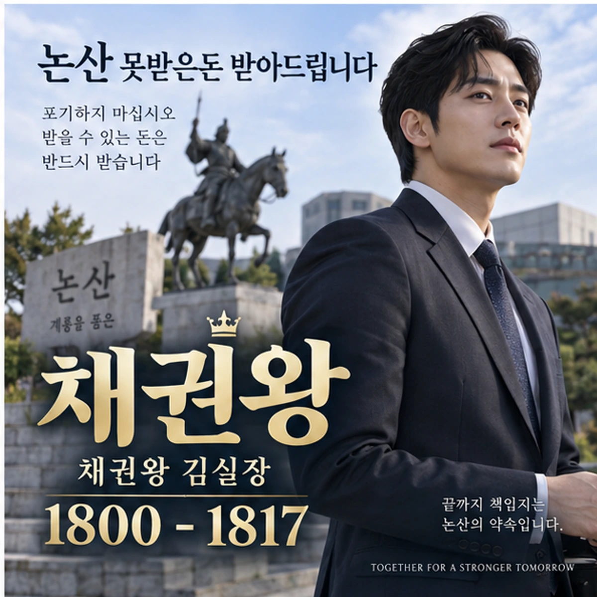 논산 못받은돈 받아드립니다 자료를 검토하는 김실장