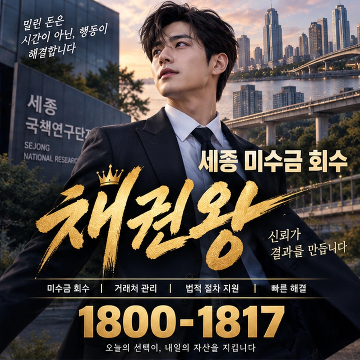 세종 미수금 회수 자료를 검토하는 김실장