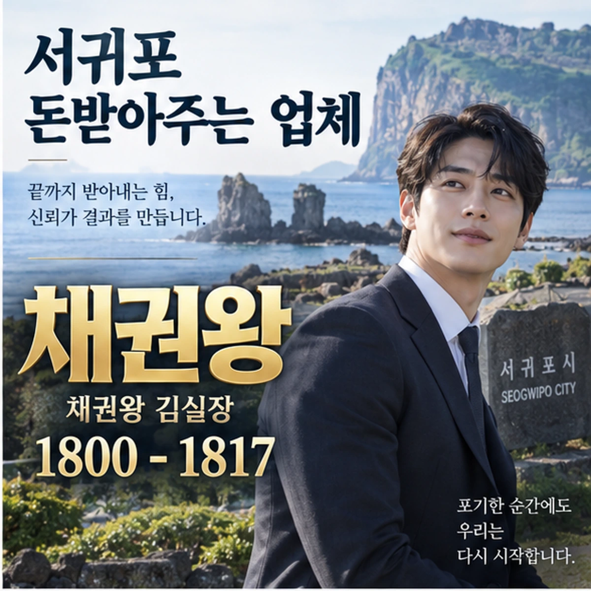 서귀포 돈받아주는 업체 자료를 검토하는 김실장