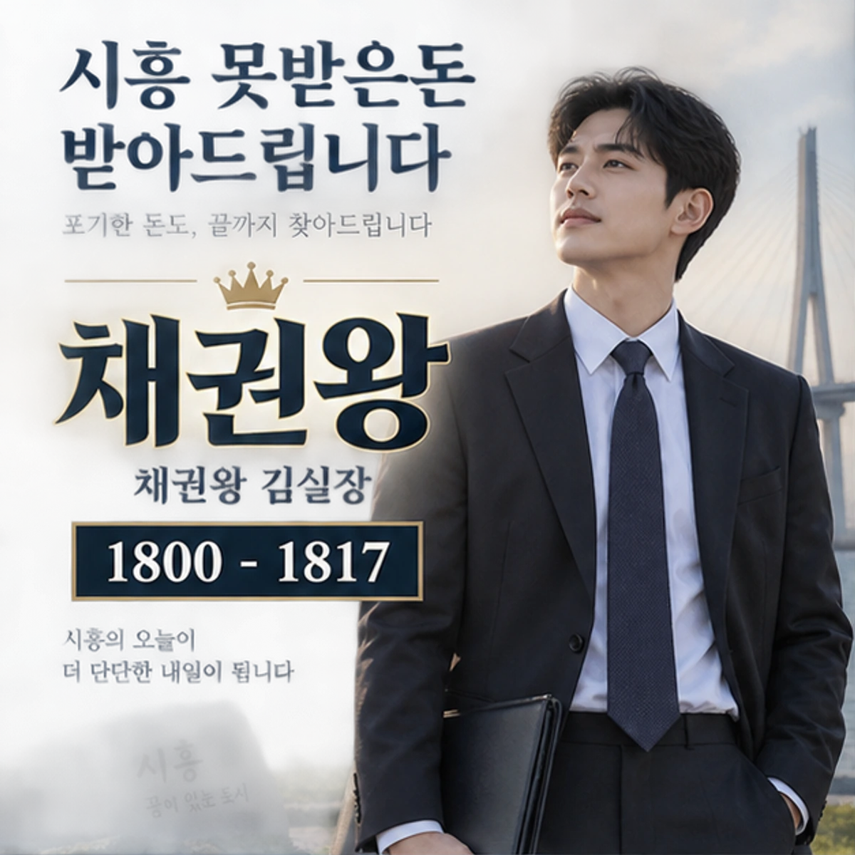 시흥 못받은돈 받아드립니다 자료를 검토하는 김실장