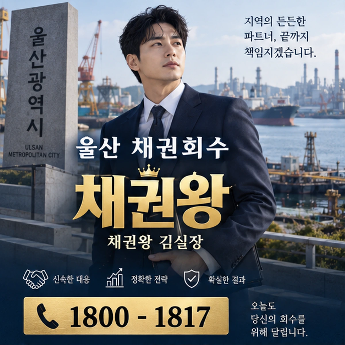 울산 채권회수 자료를 검토하는 김실장