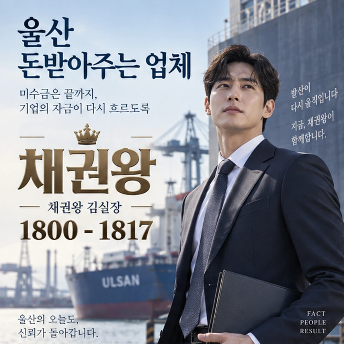 울산 돈받아주는 업체 자료를 검토하는 김실장
