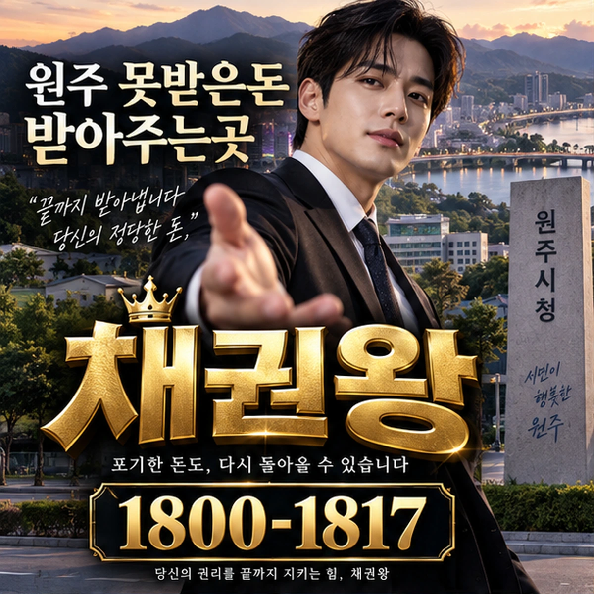 원주 못받은돈 받아주는곳 자료를 검토하는 김실장