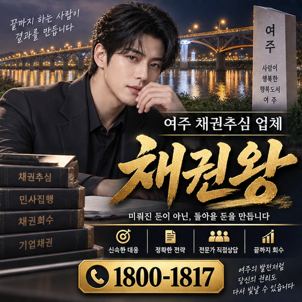 여주 채권추심 업체 자료를 검토하는 김실장