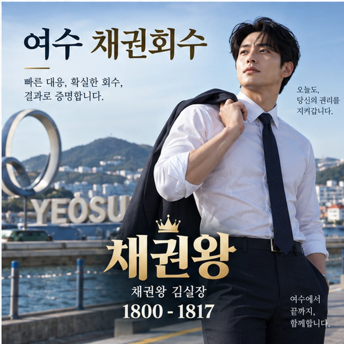 여수 채권회수 자료를 검토하는 김실장