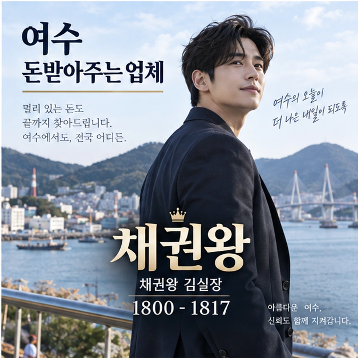 여수 돈받아주는 업체 자료를 검토하는 김실장